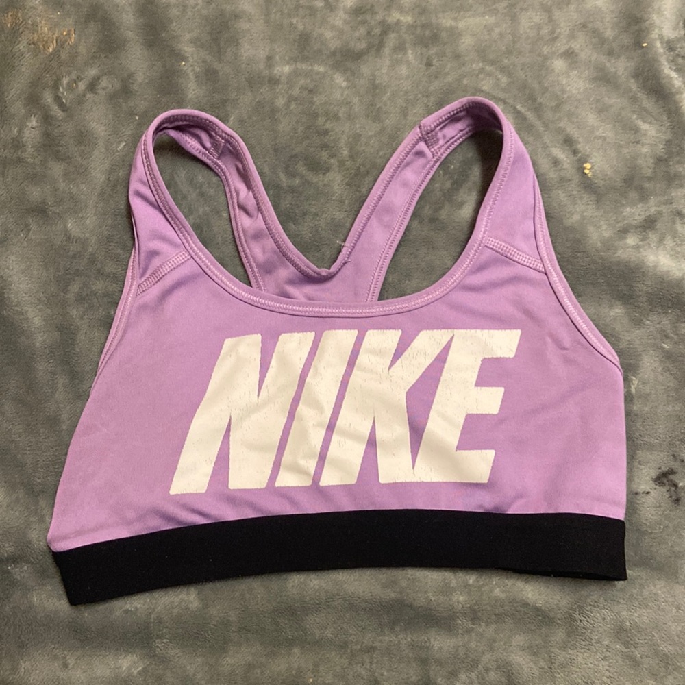 Nike Dri Fit Light Purple Racerback Bra